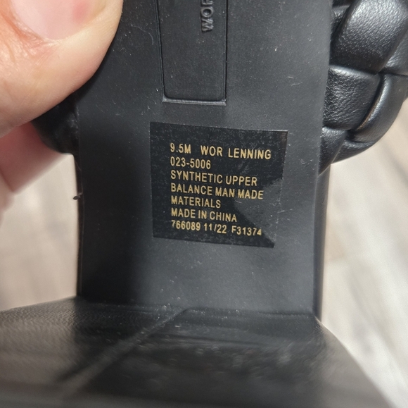 Worthington Womens Lenning Heeled Sandals Sz 9.5 Black - Picture 8 of 11